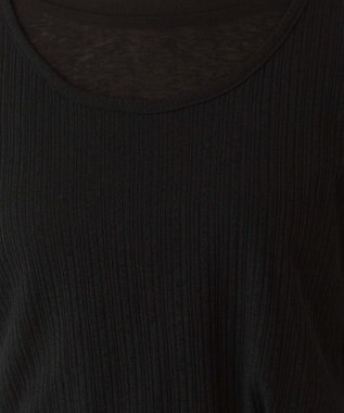 WEGO 【ANGIE VINTAGE】シアースラブレイヤードTシャツ ブラック