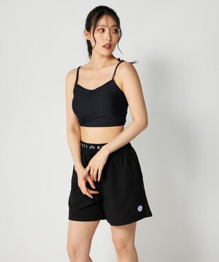 OP／FILA 【RUSTY】ミニ裏毛プルパーカー付き4点セット水着 カーキ