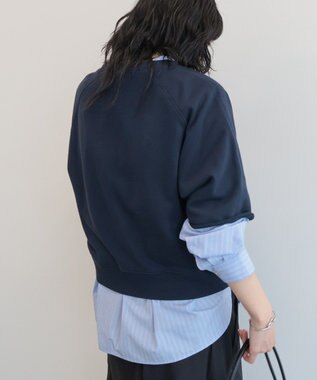 AMERICAN HOLIC 【RUSSELL】ロゴ半袖スウェット Navy