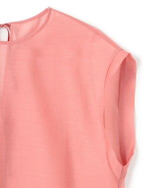 NAVE 【Nave・洗える/シアー素材】シアーリンクル ノースリーブブラウス ピンク系