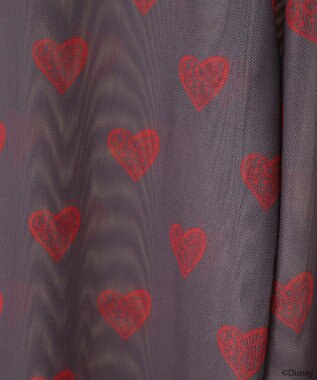 earth music&ecology ふしぎの国のアリス／プリントシアーインナー Charcoal Gray