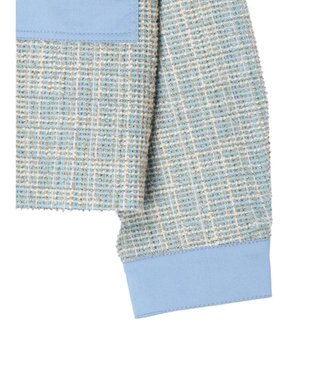 earth music&ecology ツイードジャケット Blue