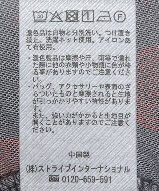 earth music&ecology ふしぎの国のアリス／プリントシアーインナー Charcoal Gray