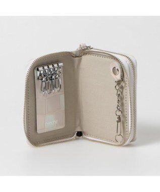 UNBILLION ペルケ perche / パールパステル・ジャバラカードキーケース ピンク