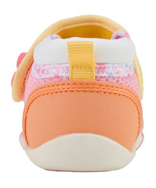 MIKI HOUSE HOT BISCUITS 【11.5-13.5cm】 ワンストラップ風 ダブルラッセル ファーストベビーシューズ マルチカラー