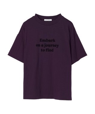 Green Parks ブロックロゴオーバーサイズＴシャツ Purple