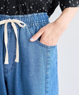 Green Parks ライトデニムイージーバギーパンツ Indigo