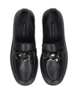 Bridget Birkin 【PARADIS COULEUR】メタルチェーンローファー ブラック