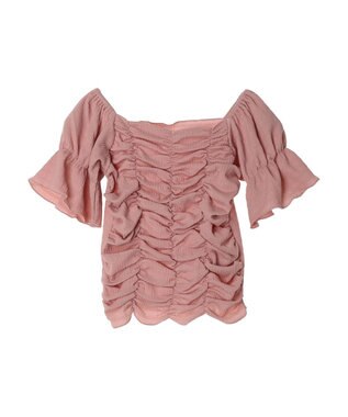 earth music&ecology カットシャーリングプルオーバー Pink