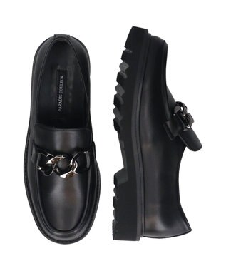 Bridget Birkin 【PARADIS COULEUR】メタルチェーンローファー ブラック