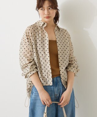 AMERICAN HOLIC 【WEB限定】ドットドロストシャツ