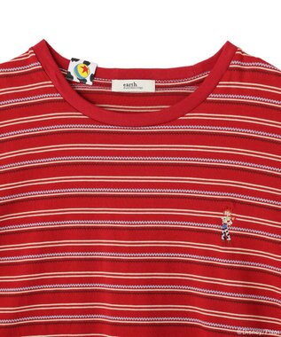 earth music&ecology 【予約】レトロボーダーTシャツ/TOY STORY レッド