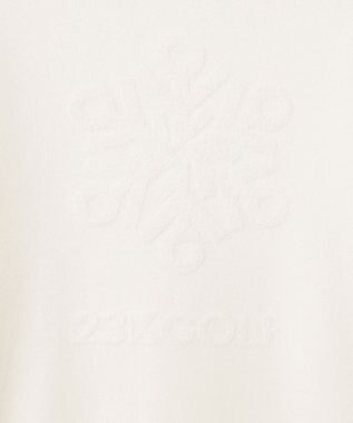 23区GOLF 人気ニットアイテムが今季も登場【WOMEN】【洗える】スノーモチーフ モックネックニット アイボリー系