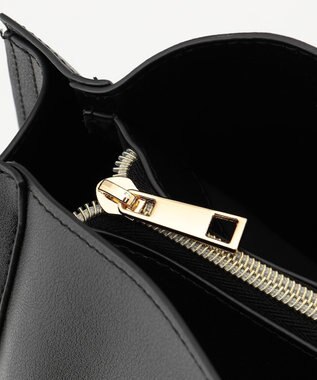 ANY サイドスリットソフトトートバッグ ブラック