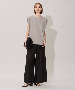 ICB 【接触冷感・UVカット・速乾・洗える】マットスキューバ  ノースリーブプルオーバー オリーブ系