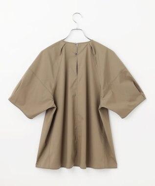 #Newans 【イージーケア】ラグランスリーブステッチブラウス カーキ系