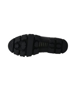 INTER-CHAUSSURES 【BUSSOLA】厚底スリッポンシューズ ブラック