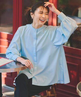 UNFILO 【取り外し可能なボウタイ付き】2WAY ボウタイブラウス