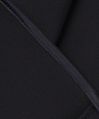 #Newans ＜亀恭子さんコラボ＞取り外し可能ケープ付きペプラムブラウス ネイビー