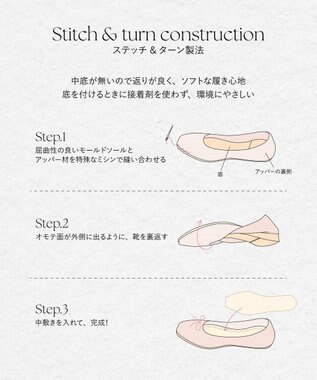 Bridget Birkin ＜3E＞【Bridget Birkin Walk】シンプルリボンバレエパンプス ブラックエナメル