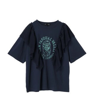 Green Parks ・ＳＵＧＡＲ　ＳＰＯＯＮ　ＬＩＯＮｐｔラッフルＴＥＥ Navy