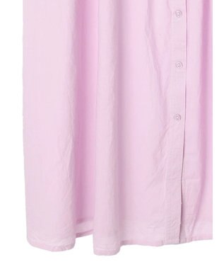 Green Parks ボリュームギャザーシャツワンピース Lavender