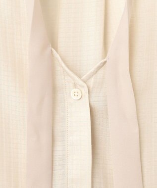 自由区 【洗える・XSサイズあり】シアードビー ブラウス ベージュ系