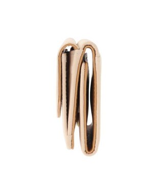 genten ピア ボックス3つ折り財布 エクリュ