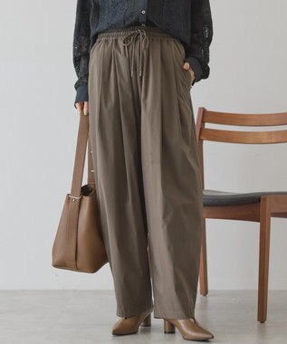 AMERICAN HOLIC ナイロンドロストタックパンツ Khaki