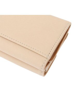 genten ピア ボックス3つ折り財布 エクリュ