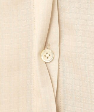 自由区 【洗える・XSサイズあり】シアードビー ブラウス ベージュ系