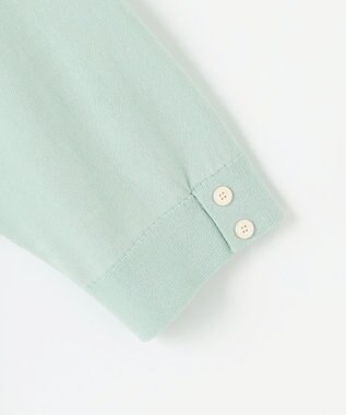 J.PRESS LADIES 【洗える】BASIC HT COTTON クールネック プルオーバー ミント系