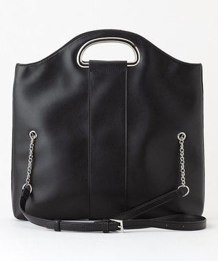 ICB 2WAYメタルハンドルトート ブラック系