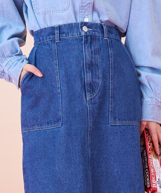 AMERICAN HOLIC 【PENNEY'S】デニムワークスカート Indigo