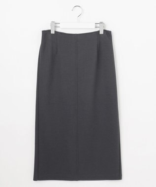 J.PRESS LADIES S ダンボールジャージー ナロー スカート スレート系