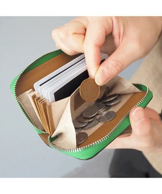 PELLE BORSA コンパクト財布 Very Goods ベリーグッズ 7203 グリーン
