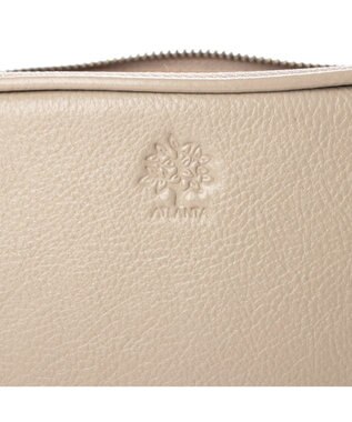 UNBILLION アトランタ ATLANTA / 牛革BOX型ウォレットショルダー グレージュ