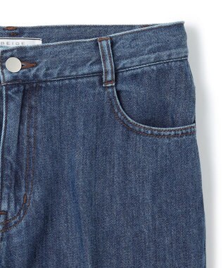 BEIGE， 【S-size】TRONCHET / セミフレアデニム Indigo