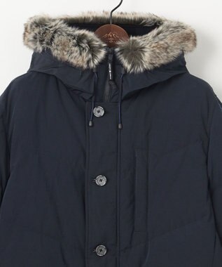 JOSEPH ABBOUD MOUNTAIN 【ECO撥水/ECOファー/9ポケット/ユニセックス】ＰＥ／ＮＹピーチダウン コート ネイビー系