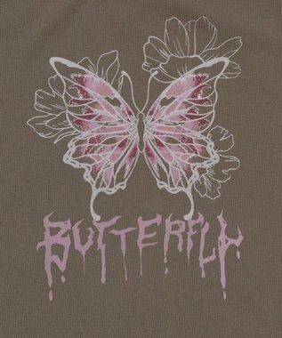 WEGO レイヤードドッキンググラフィックT カーキ