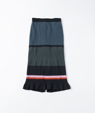 TRICOTE MULTI RIB PATTERN SKIRT / マルチリブ パターン スカート 07MIX