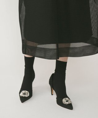 GRACE CONTINENTAL ダンボールメッシュスカート ブラック