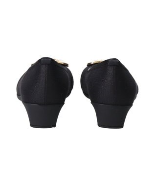 Bridget Birkin 【Bridget Birkin Walk】メタルバックルウォーキングパンプス ブラック雑材