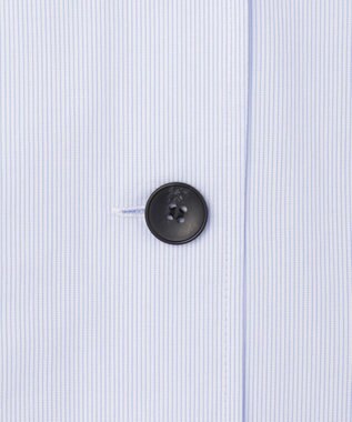 uncrave コットンクロスストライプ ペプラムジレブラウス サックスストライプ