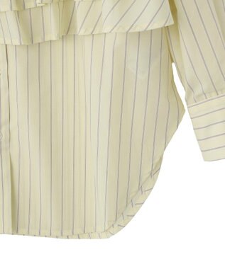 AMERICAN HOLIC 【2点セット・イージーケア】ビスチェ＋シャツ Stripe Yellow