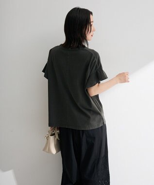 Green Parks ピグメントフリルカットプルオーバー Gray