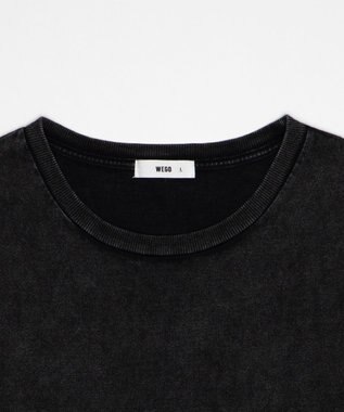 WEGO コットンクルーネックT（NS） ブラック