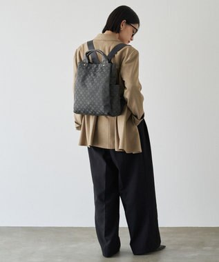 russet ナイロンジャガード2ハンドルリュックサック(SF-220) D.Gray