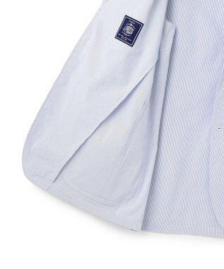 J.PRESS MEN 【J.PRES ORIGINALS】【UNISEX】Cordlane Seersucker 3B Sack Jacket サックスブルー系1