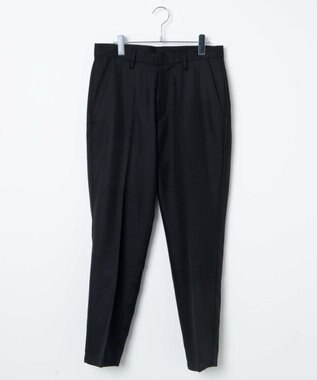 WEGO 【SCHOOLITEM】メンズスクールスリムスラックス ブラック